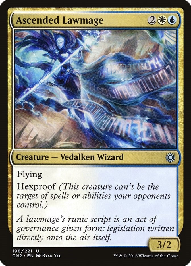 Image for Ascended Lawmage (198) [Conspiracy: Take the Crown] - Magic: The Gathering