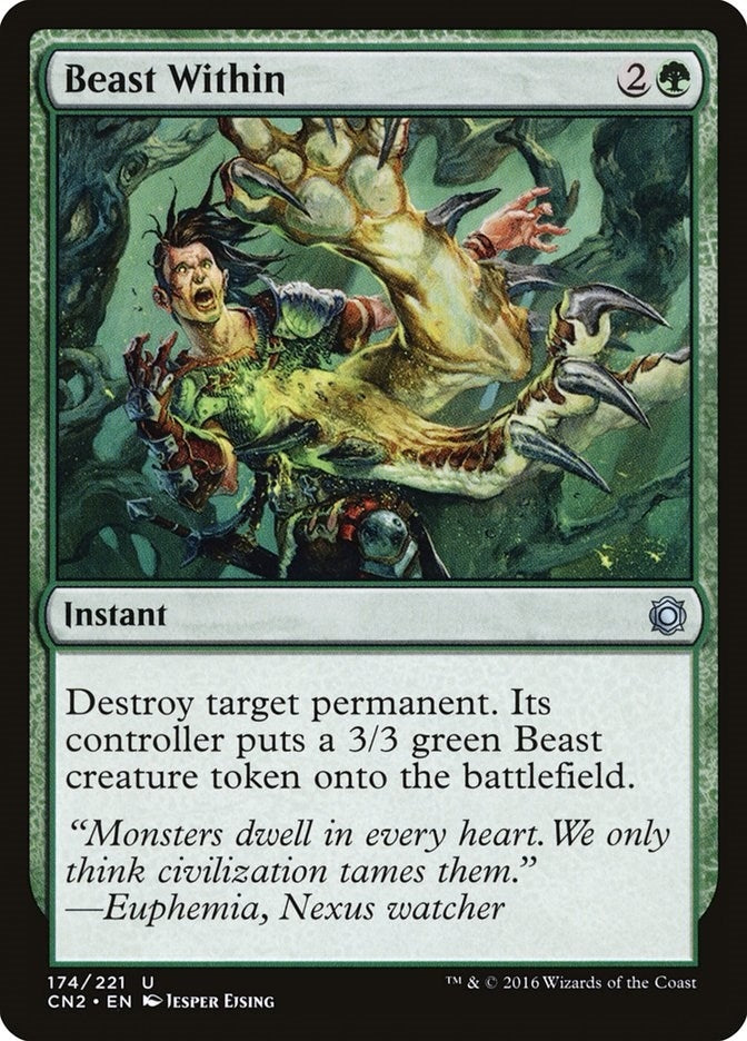 Image for Beast Within (174) [Conspiracy: Take the Crown] - Magic: The Gathering