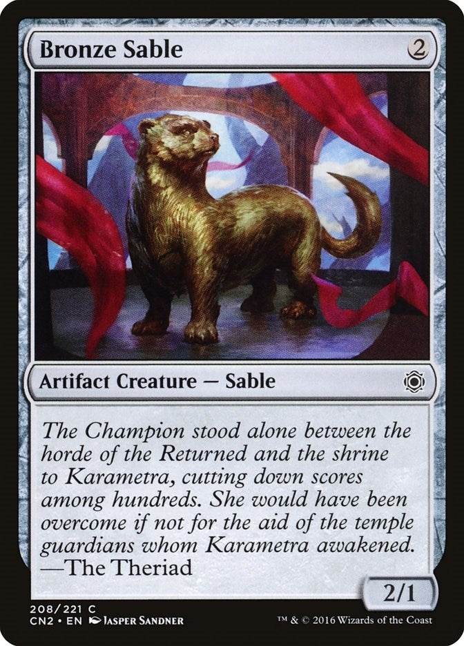 Image for Bronze Sable (208) [Conspiracy: Take the Crown] - Magic: The Gathering