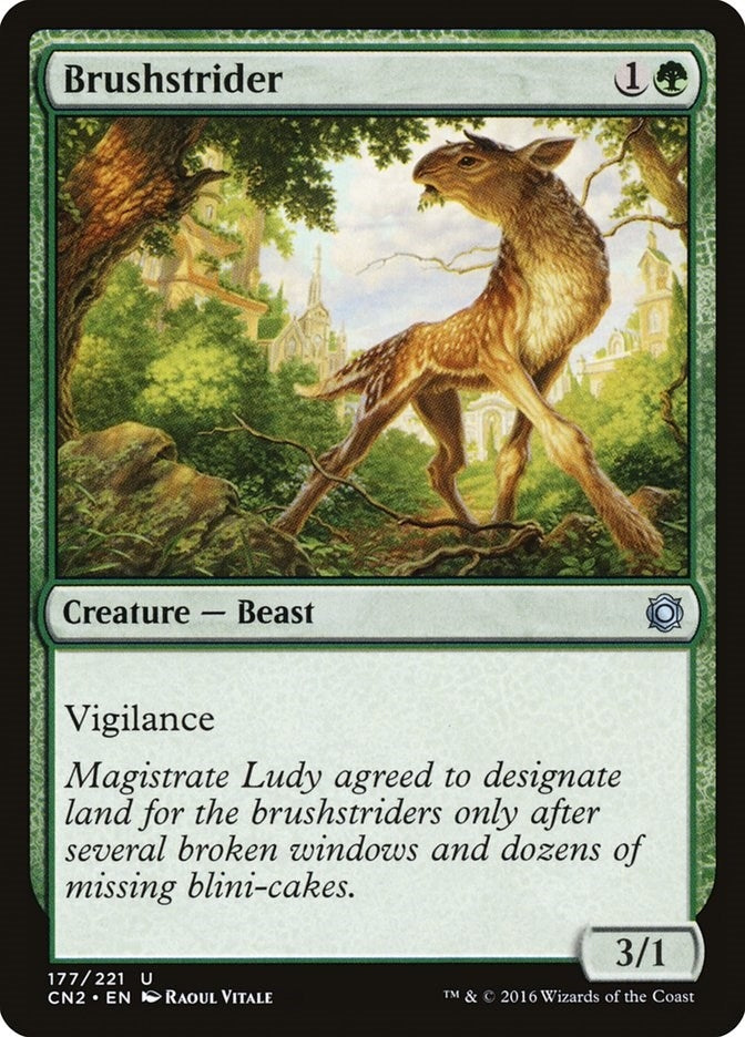 Image for Brushstrider (177) [Conspiracy: Take the Crown] - Magic: The Gathering
