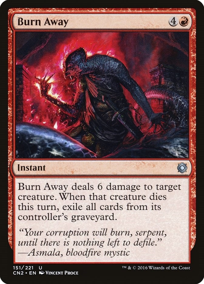 Image for Burn Away (151) [Conspiracy: Take the Crown] - Magic: The Gathering