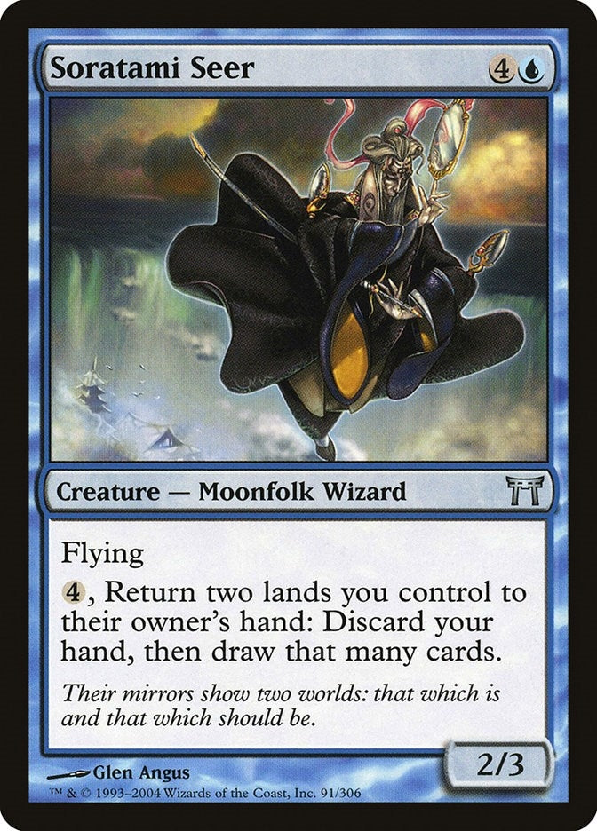 Image for Soratami Seer (91) [Champions of Kamigawa] - Magic: The Gathering