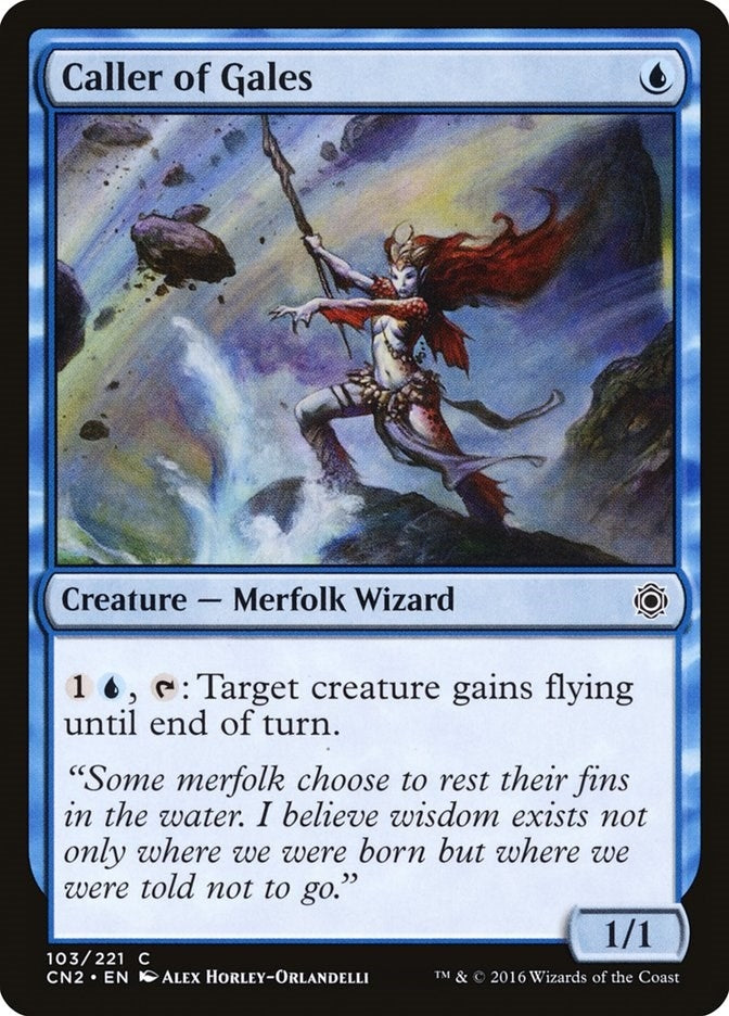 Image for Caller of Gales (103) [Conspiracy: Take the Crown] - Magic: The Gathering