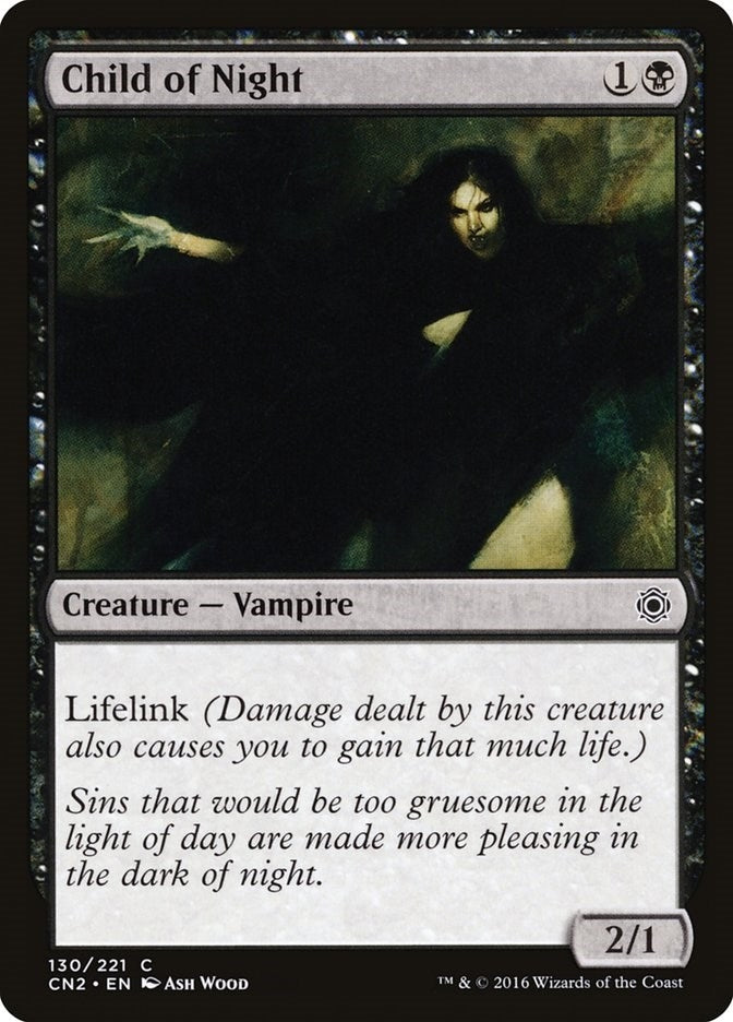 Image for Child of Night (130) [Conspiracy: Take the Crown] - Magic: The Gathering