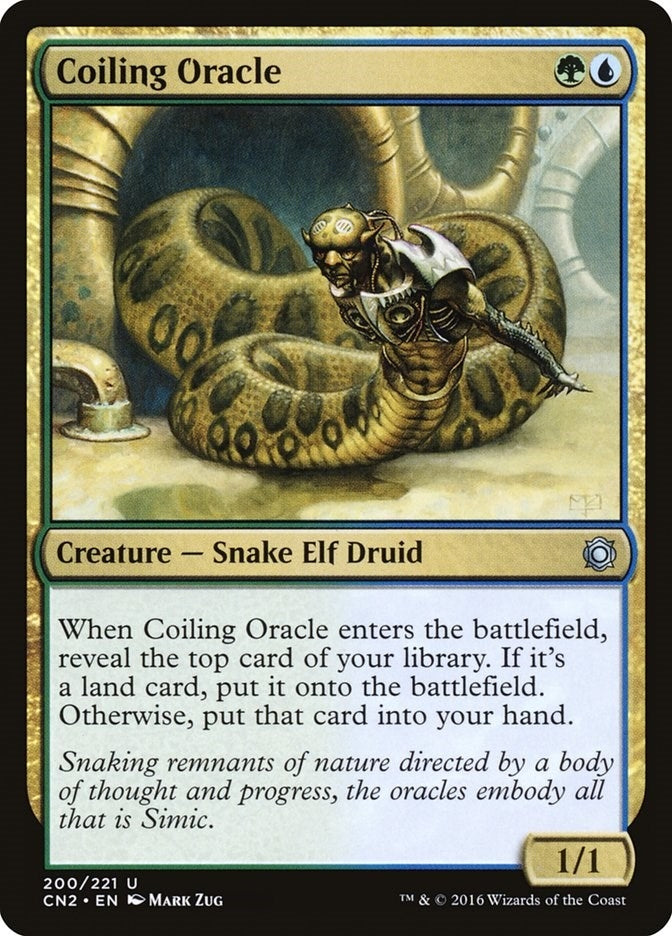 Image for Coiling Oracle (200) [Conspiracy: Take the Crown] - Magic: The Gathering