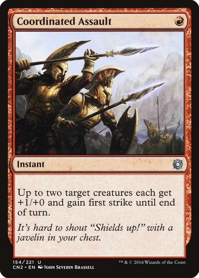 Image for Coordinated Assault (154) [Conspiracy: Take the Crown] - Magic: The Gathering
