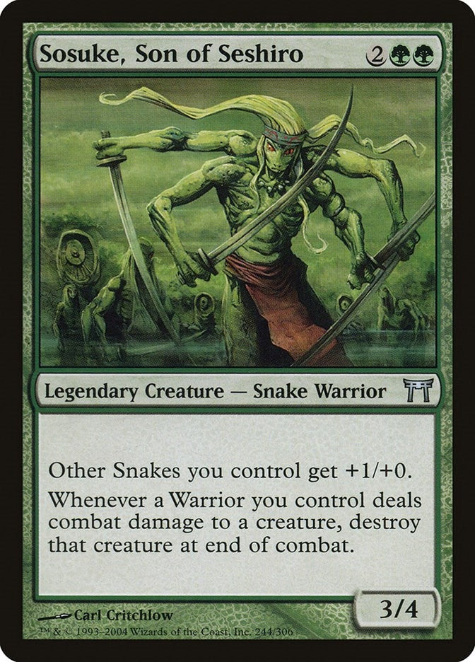 Image for Sosuke, Son of Seshiro (244) [Champions of Kamigawa] - Magic: The Gathering