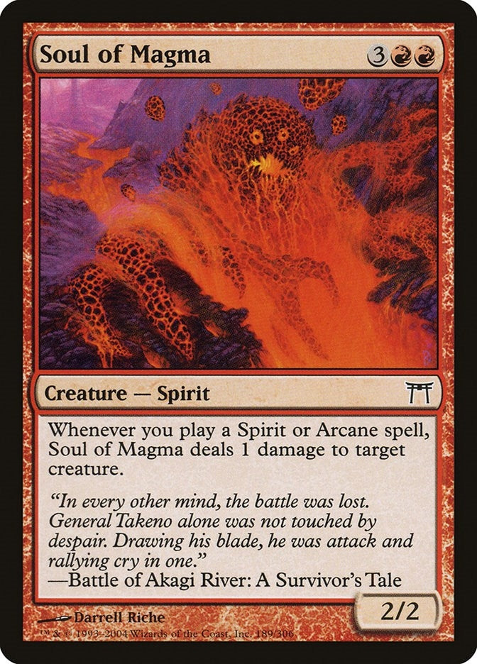 Image for Soul of Magma (189) [Champions of Kamigawa] - Magic: The Gathering