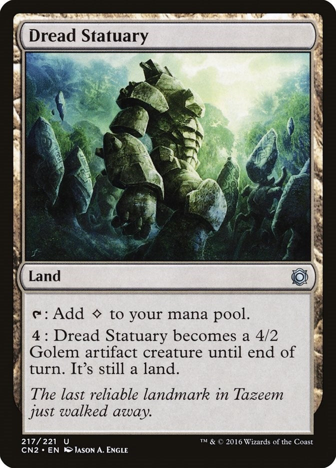 Image for Dread Statuary (217) [Conspiracy: Take the Crown] - Magic: The Gathering
