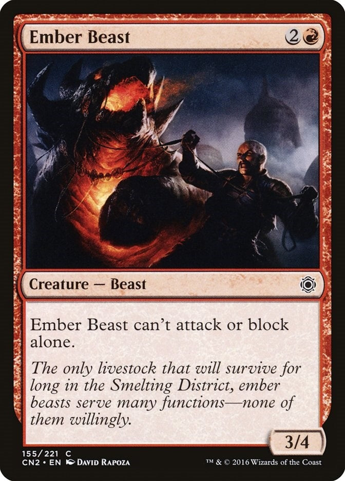 Image for Ember Beast (155) [Conspiracy: Take the Crown] - Magic: The Gathering