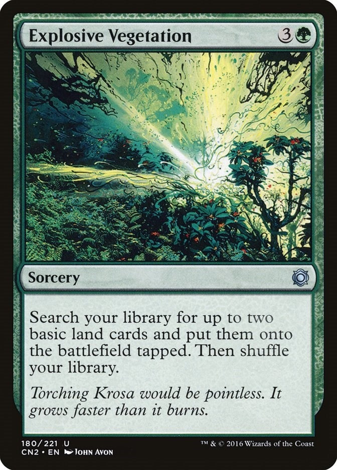 Image for Explosive Vegetation (180) [Conspiracy: Take the Crown] - Magic: The Gathering