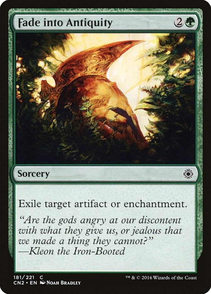 Image for Fade into Antiquity (181) [Conspiracy: Take the Crown] - Magic: The Gathering