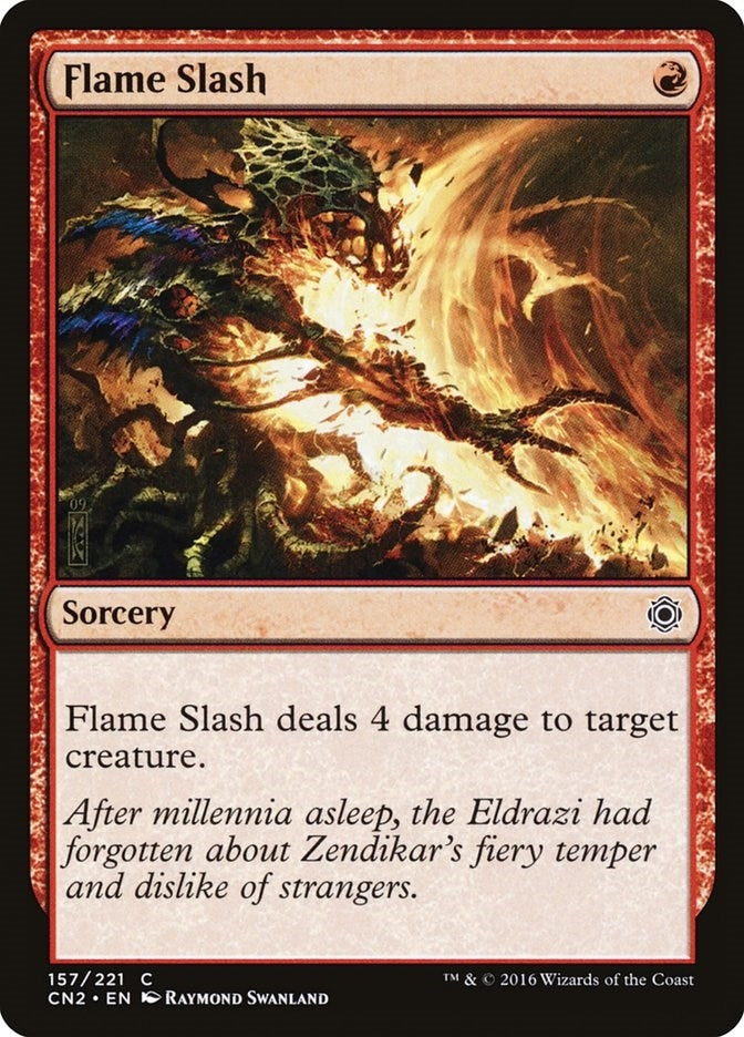Image for Flame Slash (157) [Conspiracy: Take the Crown] - Magic: The Gathering