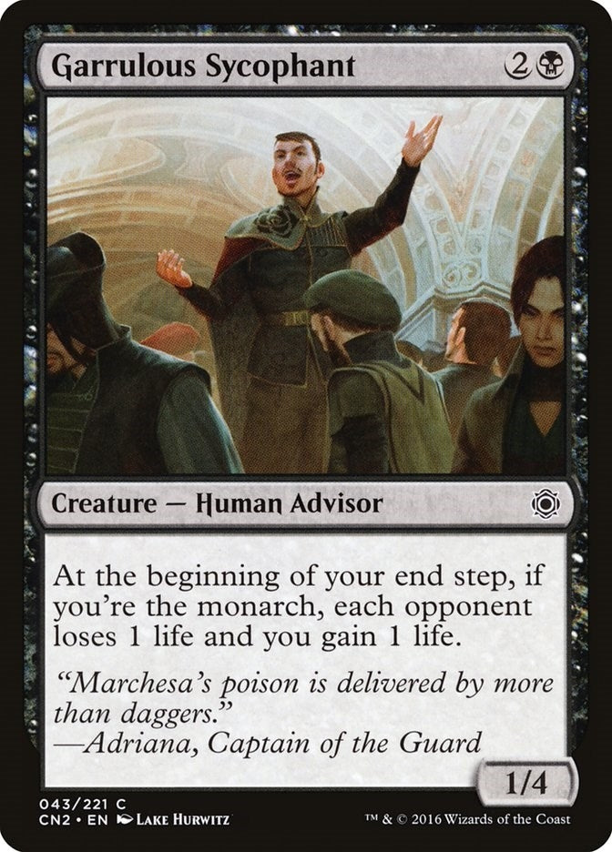Image for Garrulous Sycophant (43) [Conspiracy: Take the Crown] - Magic: The Gathering