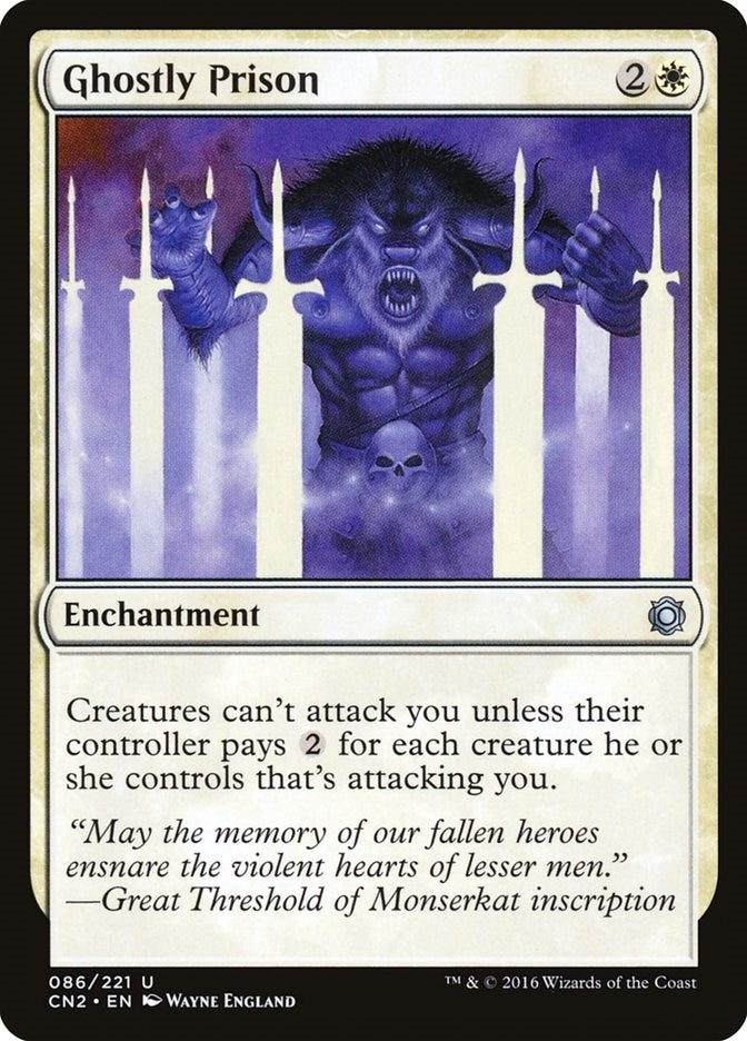 Image for Ghostly Prison (86) [Conspiracy: Take the Crown] - Magic: The Gathering