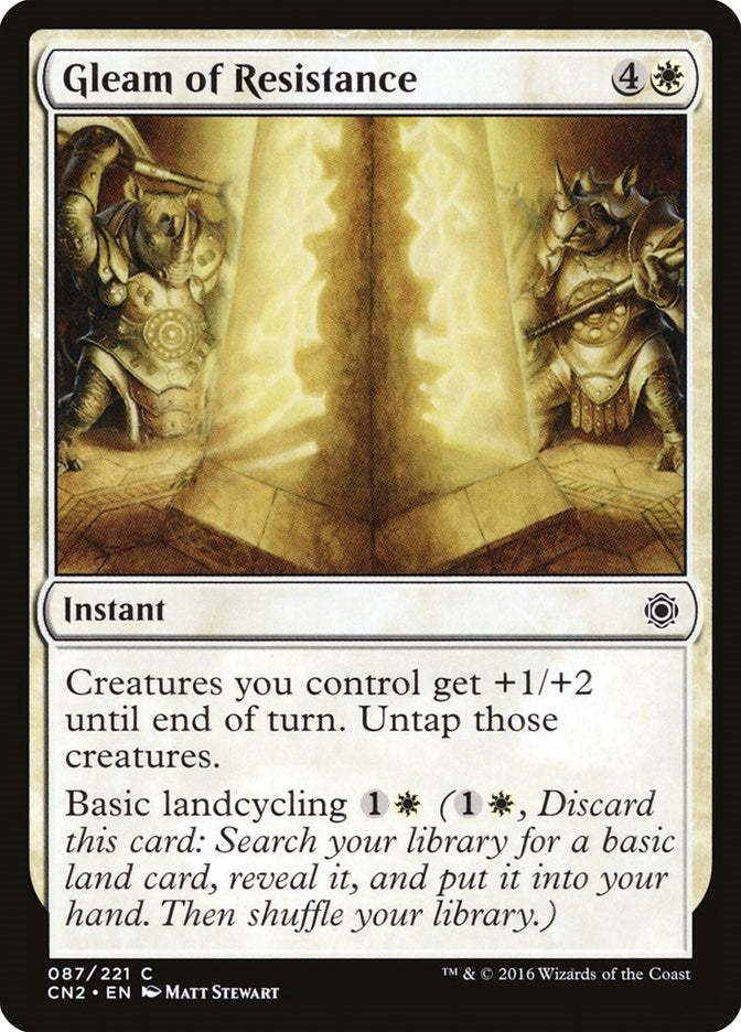Image for Gleam of Resistance (87) [Conspiracy: Take the Crown] - Magic: The Gathering