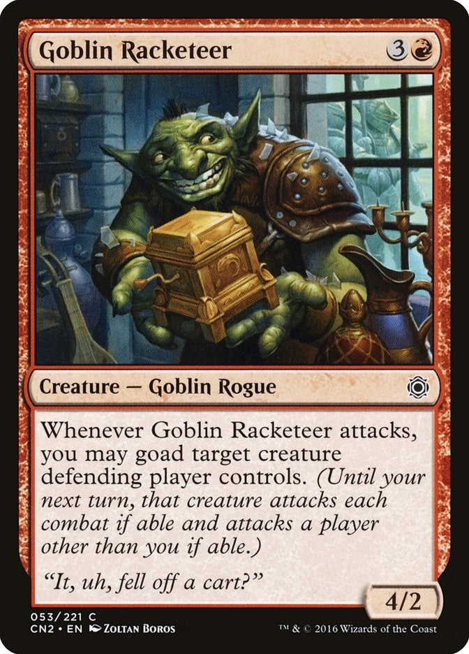 Image for Goblin Racketeer (53) [Conspiracy: Take the Crown] - Magic: The Gathering
