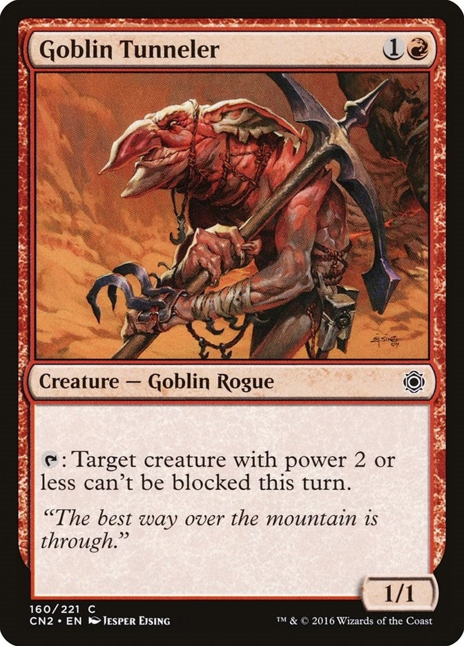 Image for Goblin Tunneler (160) [Conspiracy: Take the Crown] - Magic: The Gathering