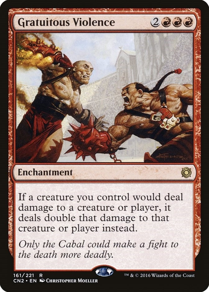 Image for Gratuitous Violence (161) [Conspiracy: Take the Crown] - Magic: The Gathering