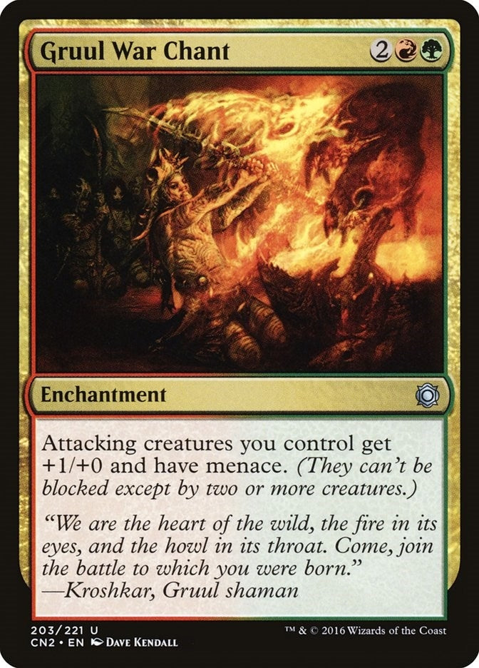 Gruul War Chant (203) [Conspiracy: Take the Crown]