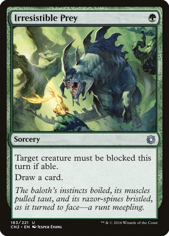 Image for Irresistible Prey (183) [Conspiracy: Take the Crown] - Magic: The Gathering