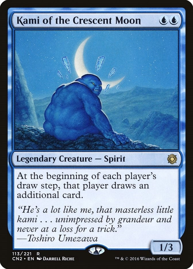 Image for Kami of the Crescent Moon (113) [Conspiracy: Take the Crown] - Magic: The Gathering