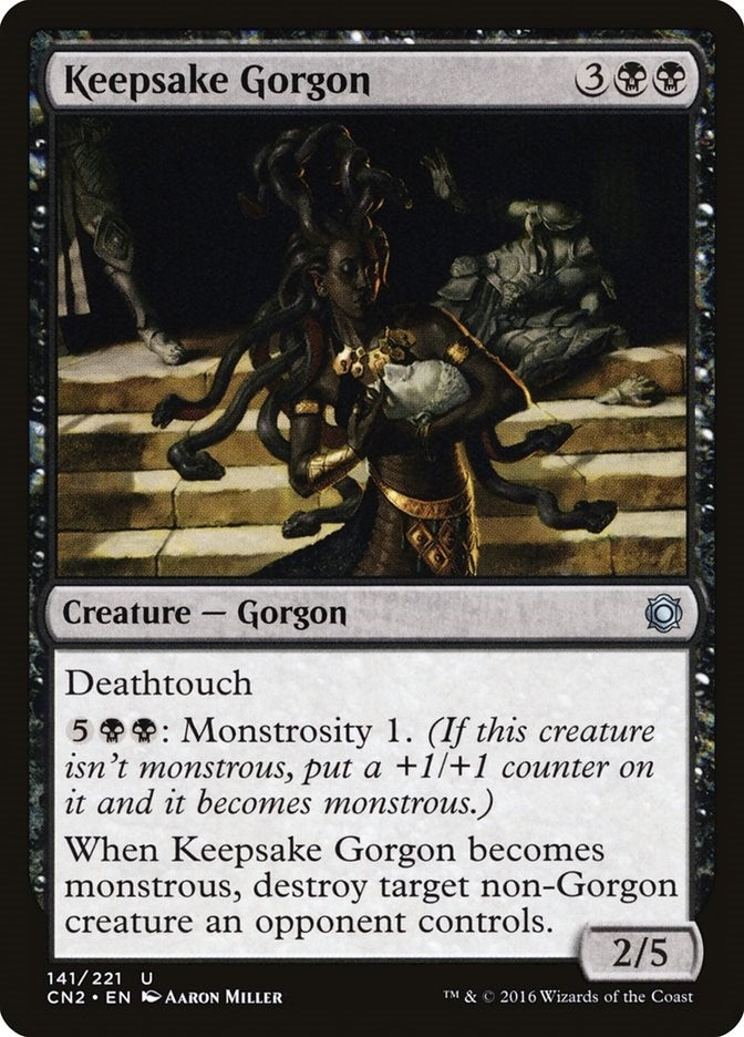 Image for Keepsake Gorgon (141) [Conspiracy: Take the Crown] - Magic: The Gathering