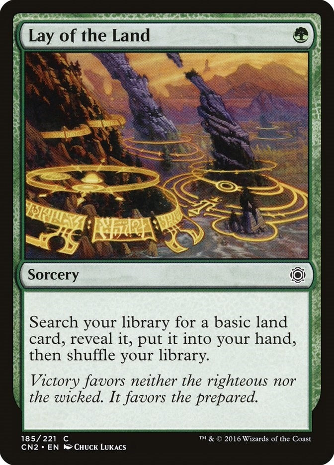 Image for Lay of the Land (185) [Conspiracy: Take the Crown] - Magic: The Gathering