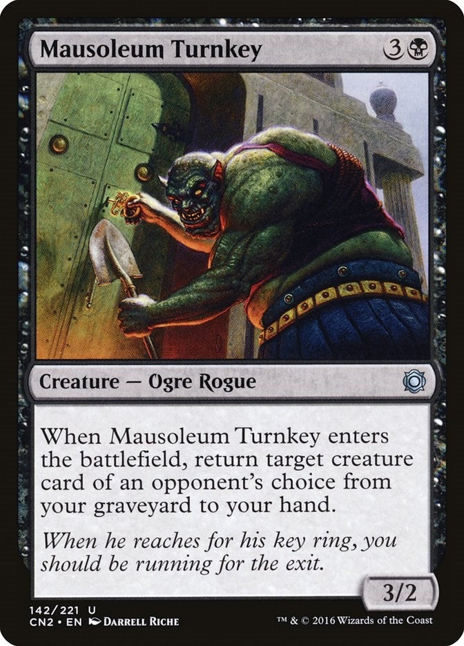 Image for Mausoleum Turnkey (142) [Conspiracy: Take the Crown] - Magic: The Gathering