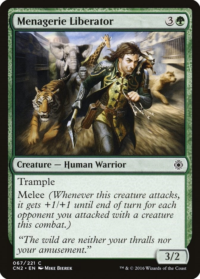 Image for Menagerie Liberator (67) [Conspiracy: Take the Crown] - Magic: The Gathering