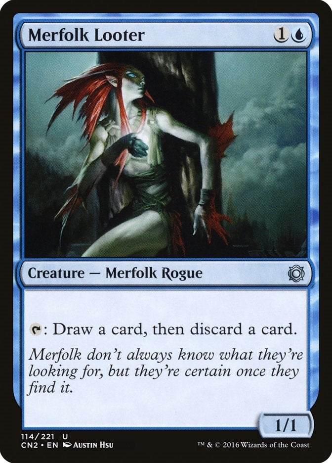 Image for Merfolk Looter (114) [Conspiracy: Take the Crown] - Magic: The Gathering