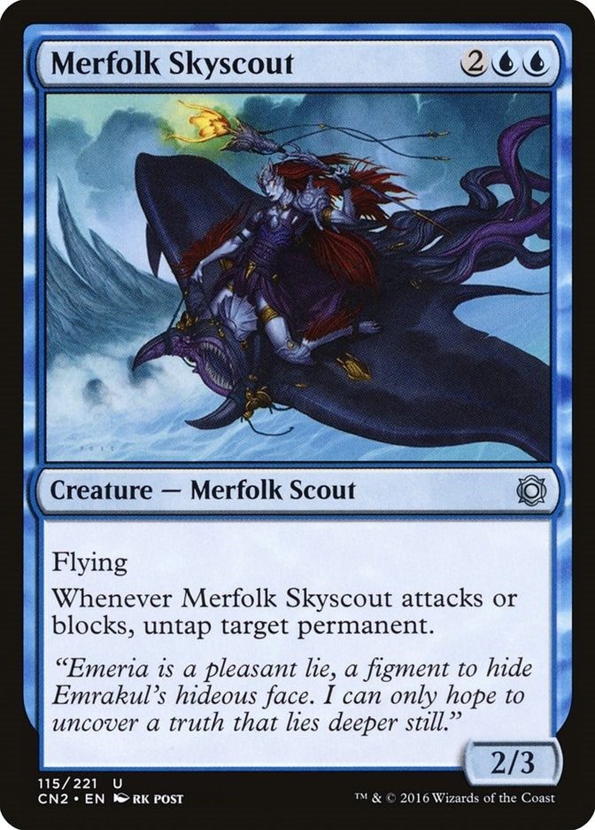Image for Merfolk Skyscout (115) [Conspiracy: Take the Crown] - Magic: The Gathering