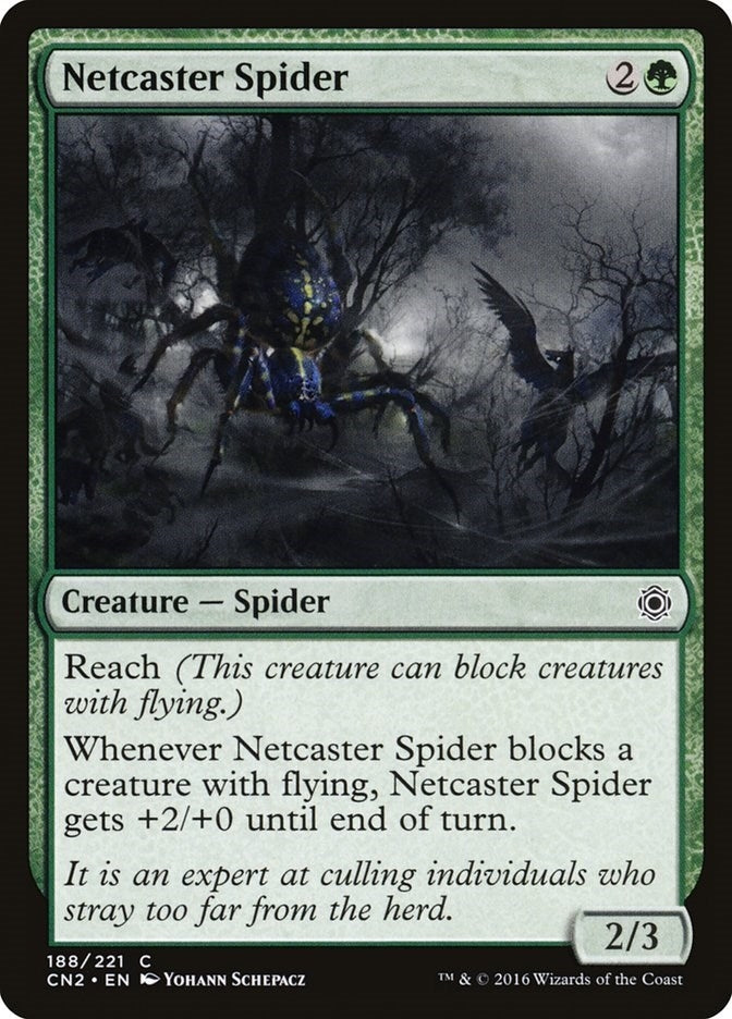 Image for Netcaster Spider (188) [Conspiracy: Take the Crown] - Magic: The Gathering