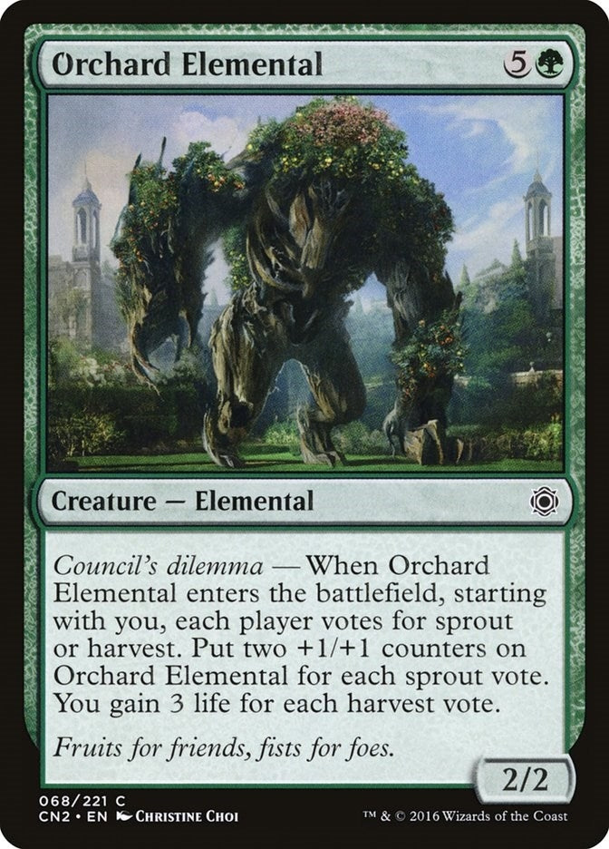 Image for Orchard Elemental (68) [Conspiracy: Take the Crown] - Magic: The Gathering