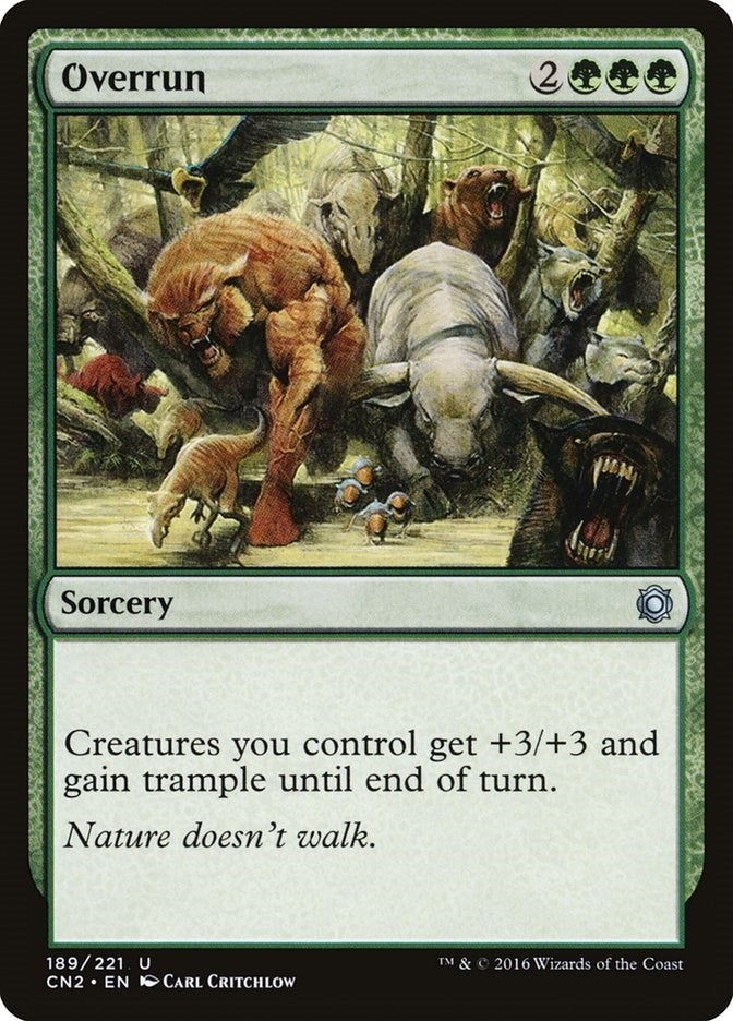 Image for Overrun (189) [Conspiracy: Take the Crown] - Magic: The Gathering