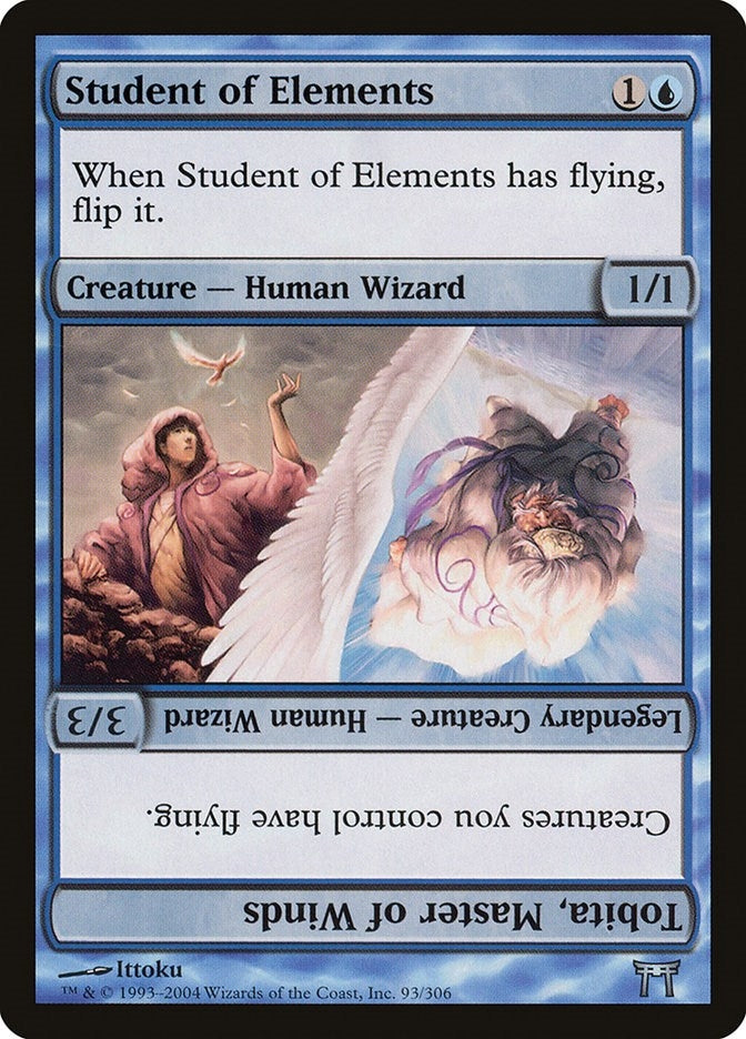 Image for Student of Elements // Tobita, Master of Winds (93) [Champions of Kamigawa] - Magic: The Gathering