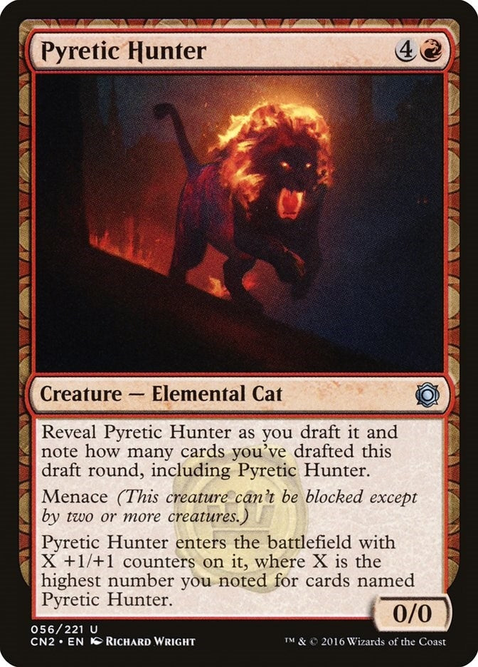 Image for Pyretic Hunter (56) [Conspiracy: Take the Crown] - Magic: The Gathering