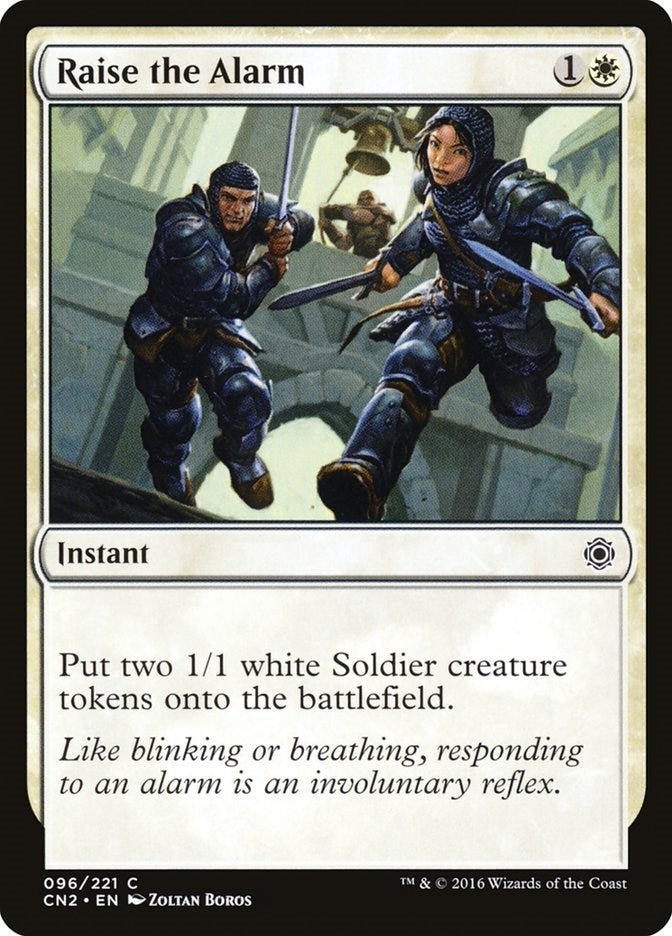 Image for Raise the Alarm (96) [Conspiracy: Take the Crown] - Magic: The Gathering