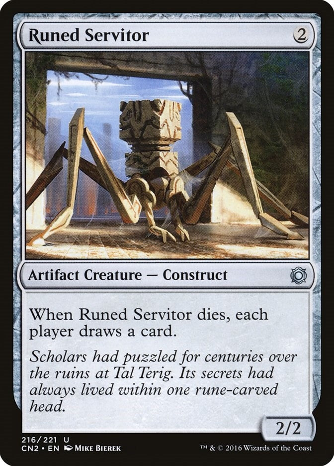 Image for Runed Servitor (216) [Conspiracy: Take the Crown] - Magic: The Gathering