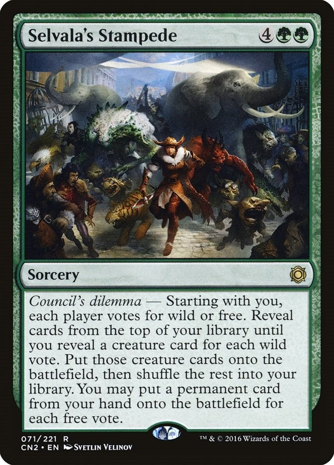 Image for Selvala's Stampede (71) [Conspiracy: Take the Crown] - Magic: The Gathering
