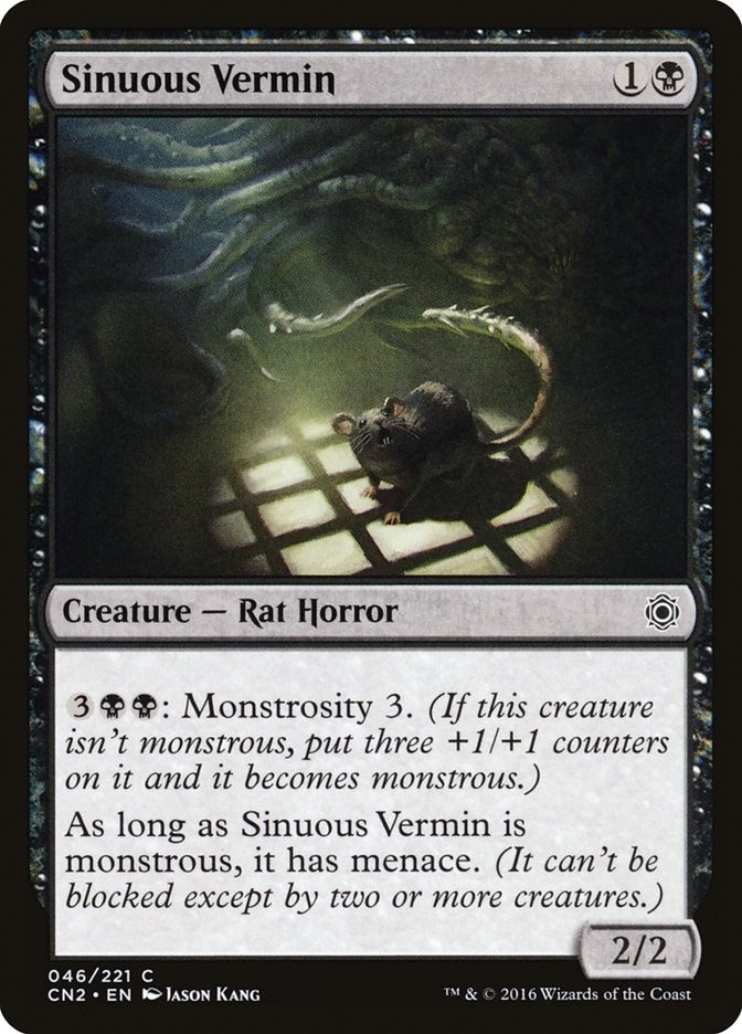 Image for Sinuous Vermin (46) [Conspiracy: Take the Crown] - Magic: The Gathering