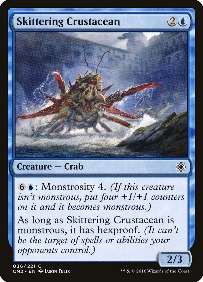 Image for Skittering Crustacean (36) [Conspiracy: Take the Crown] - Magic: The Gathering