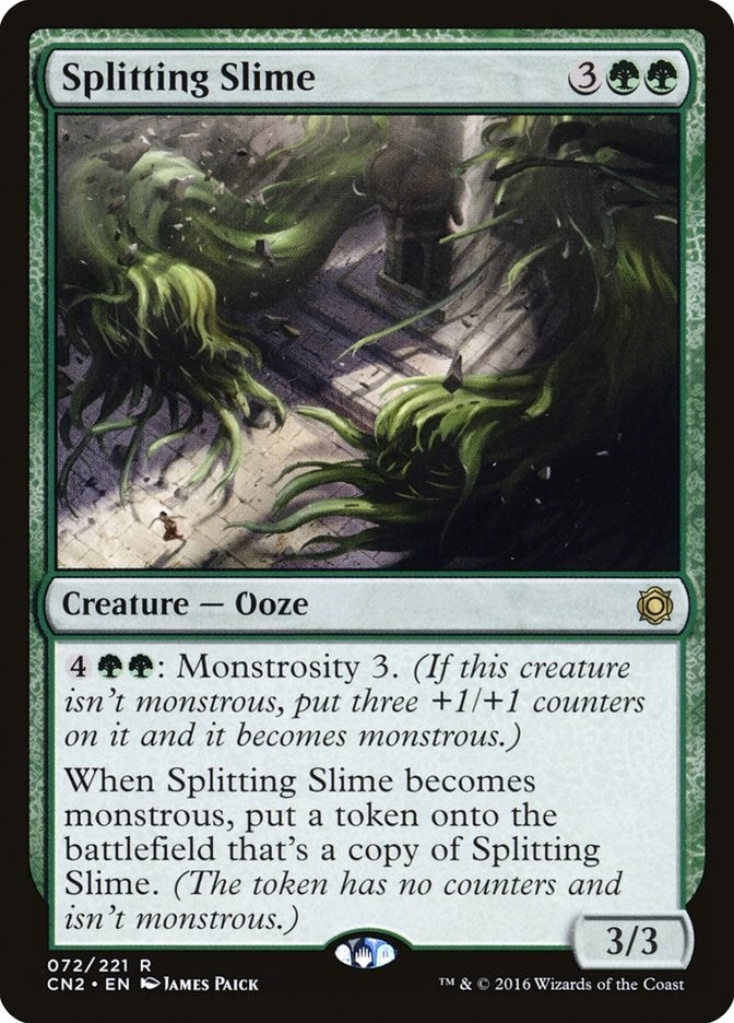Image for Splitting Slime (72) [Conspiracy: Take the Crown] - Magic: The Gathering