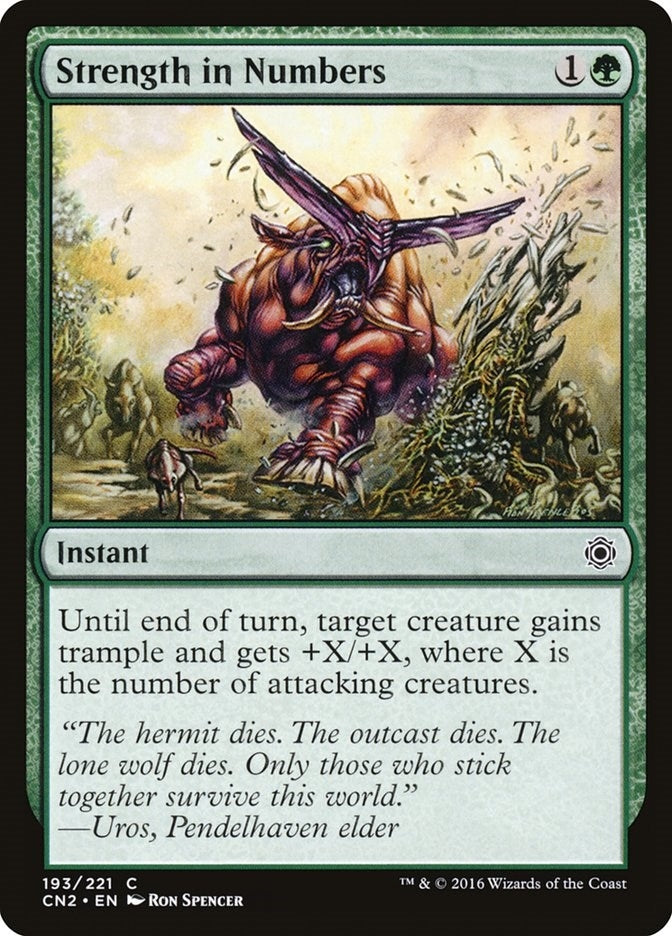 Image for Strength in Numbers (193) [Conspiracy: Take the Crown] - Magic: The Gathering