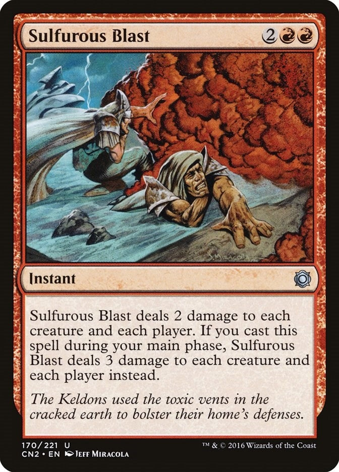 Image for Sulfurous Blast (170) [Conspiracy: Take the Crown] - Magic: The Gathering