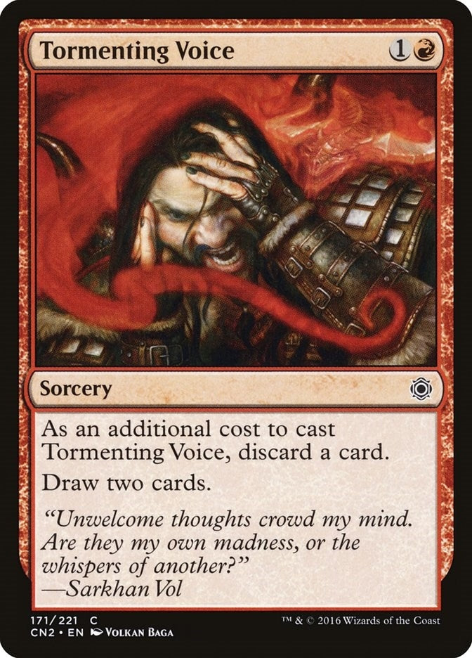 Image for Tormenting Voice (171) [Conspiracy: Take the Crown] - Magic: The Gathering