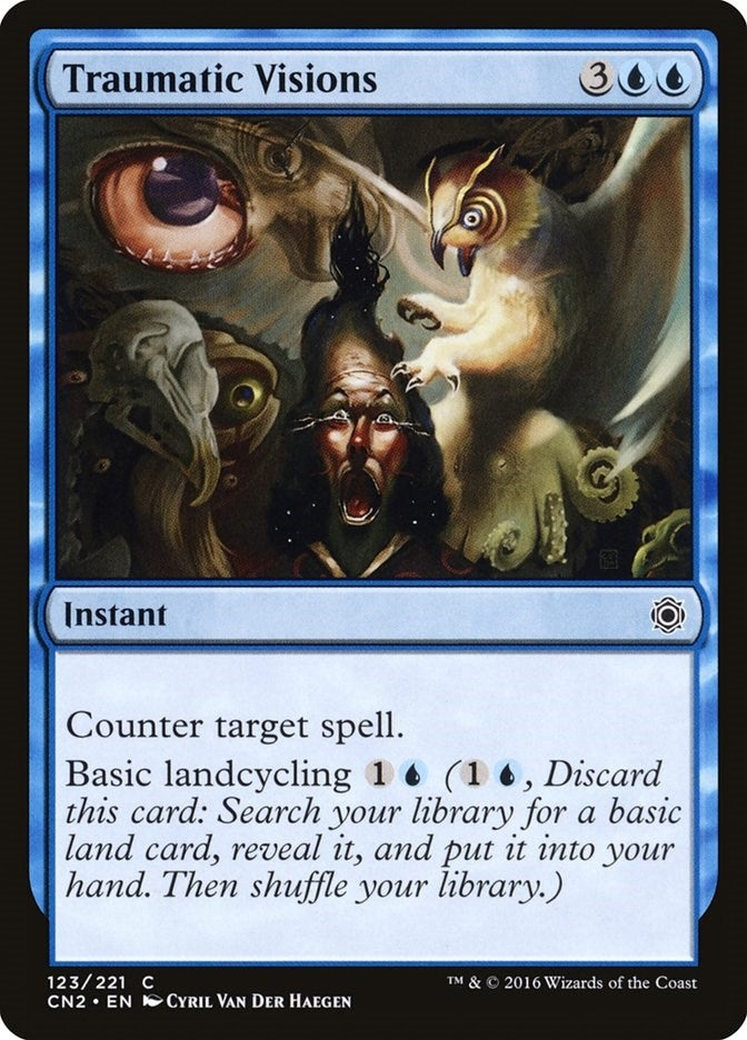 Image for Traumatic Visions (123) [Conspiracy: Take the Crown] - Magic: The Gathering