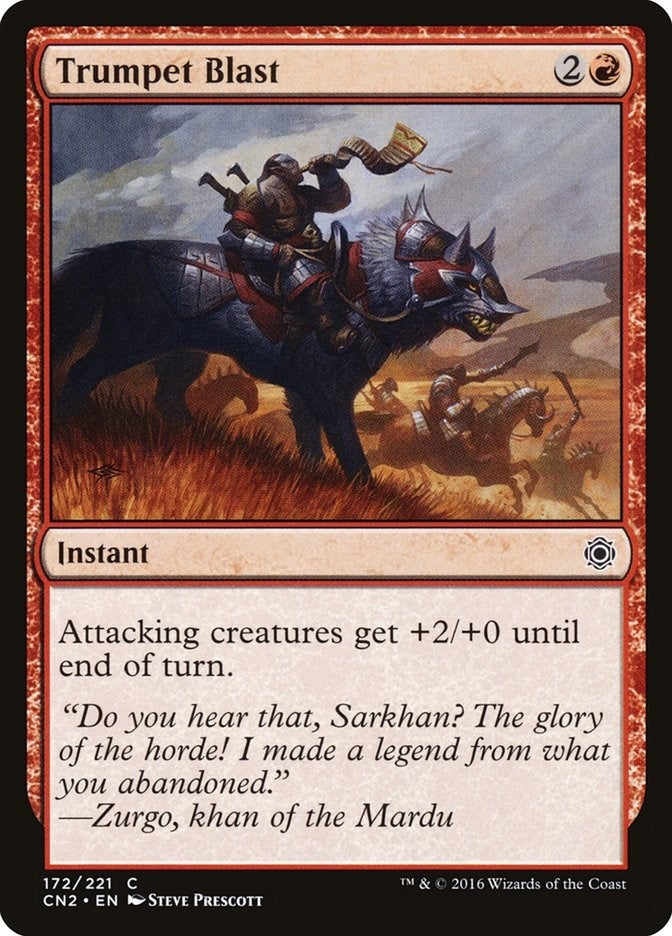 Image for Trumpet Blast (172) [Conspiracy: Take the Crown] - Magic: The Gathering