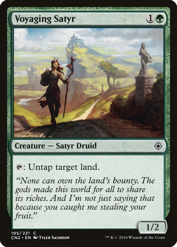Image for Voyaging Satyr (195) [Conspiracy: Take the Crown] - Magic: The Gathering