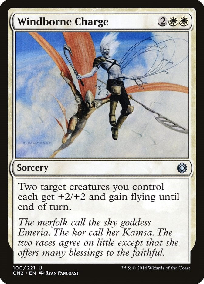 Image for Windborne Charge (100) [Conspiracy: Take the Crown] - Magic: The Gathering